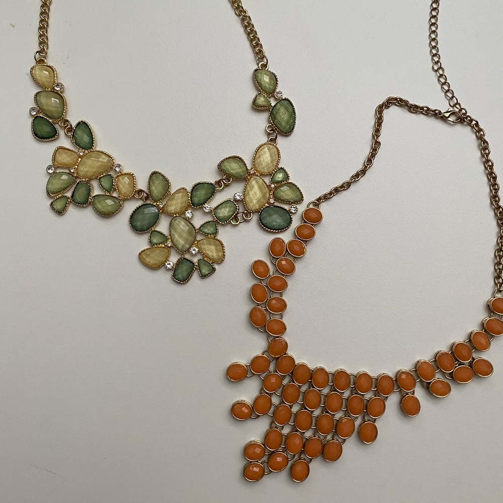 Bib necklaces never worn